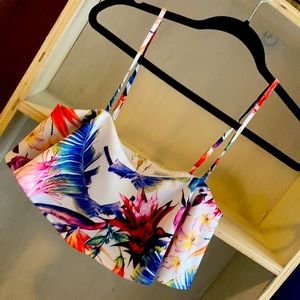 Tropical fashion nova 2 piece set. Size M